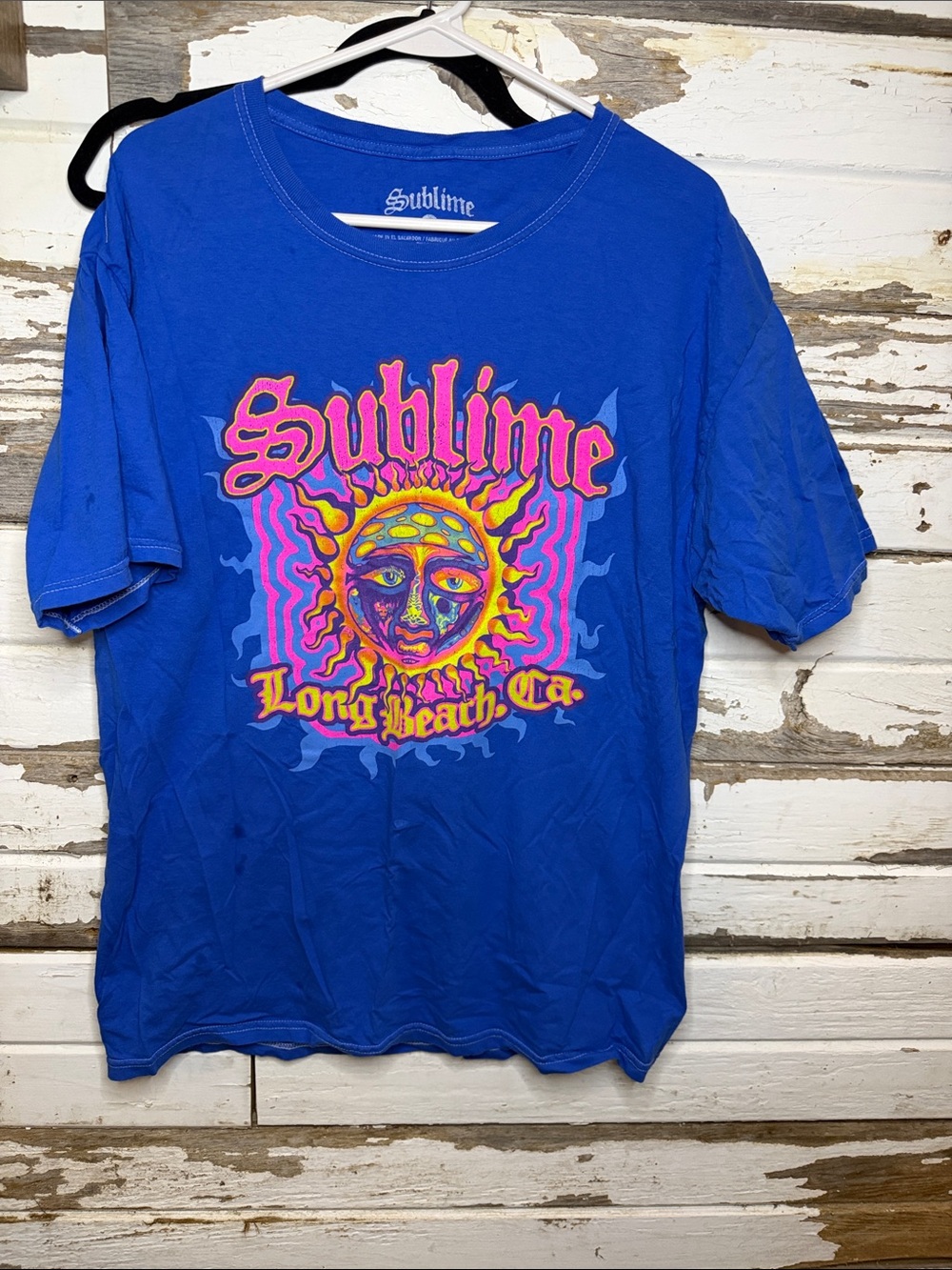 Sublime Women's Royal Blue Short Sleeve Graphic Tee